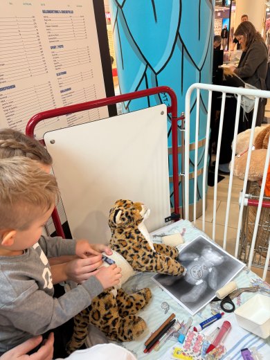 200 teddy bears came to visit Bamsehospitalet